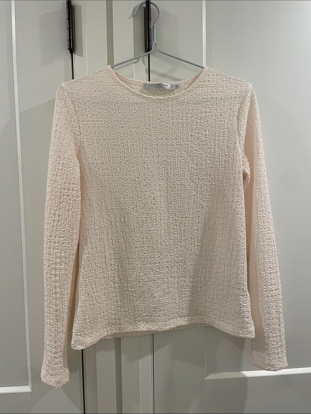 Contemporaine Simons Women's Long-Sleeve Textured Tee